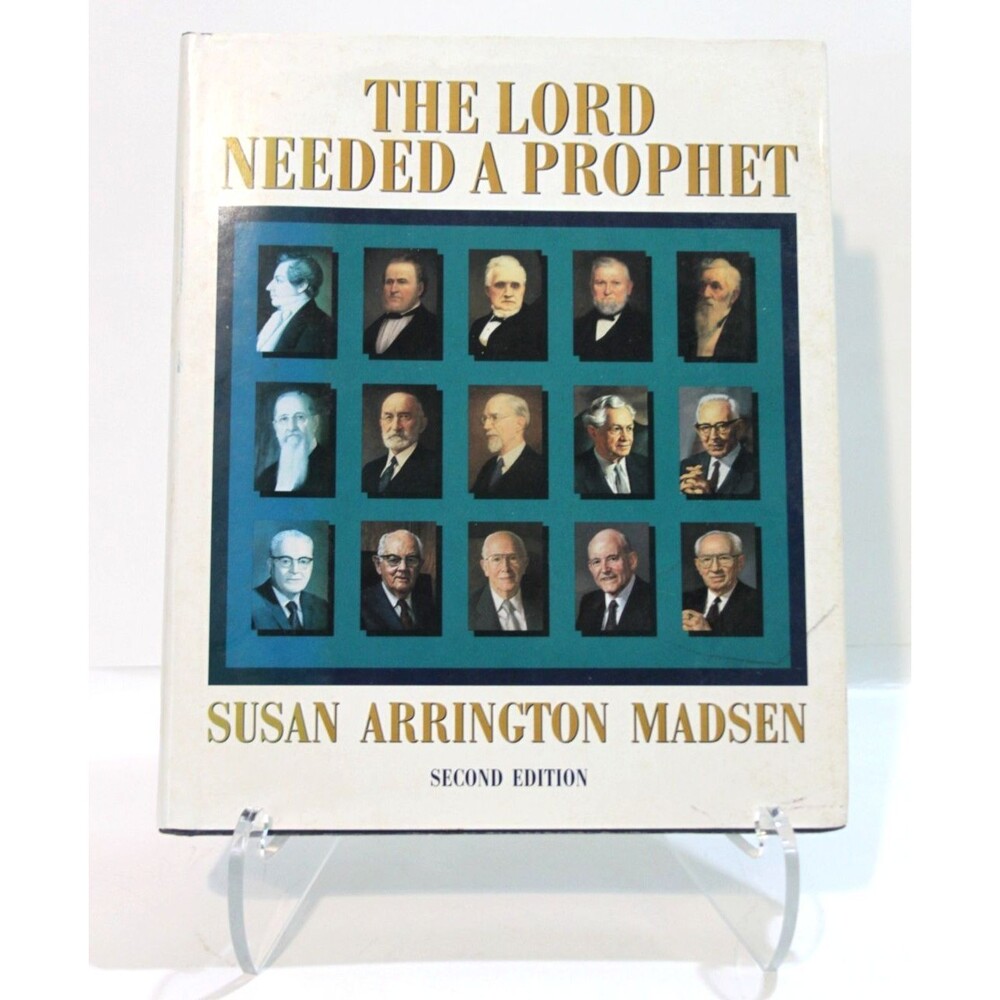 The Lord Needed a Prophet Susan A Madsen 1996 HC DJ LDS Mormon Book Vintage